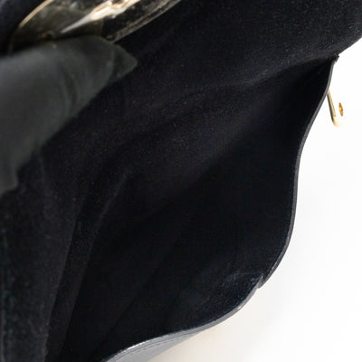 Small Willow Black Leather