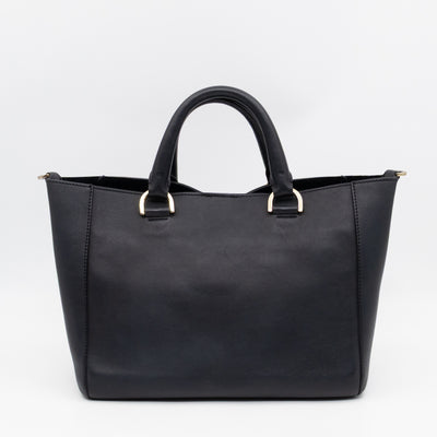 Small Willow Black Leather