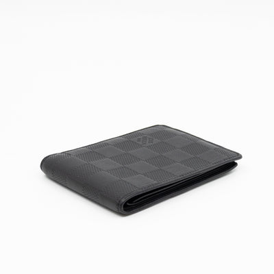 Slender Wallet Black Damier Inifini
