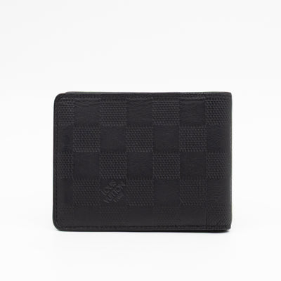 Slender Wallet Black Damier Inifini
