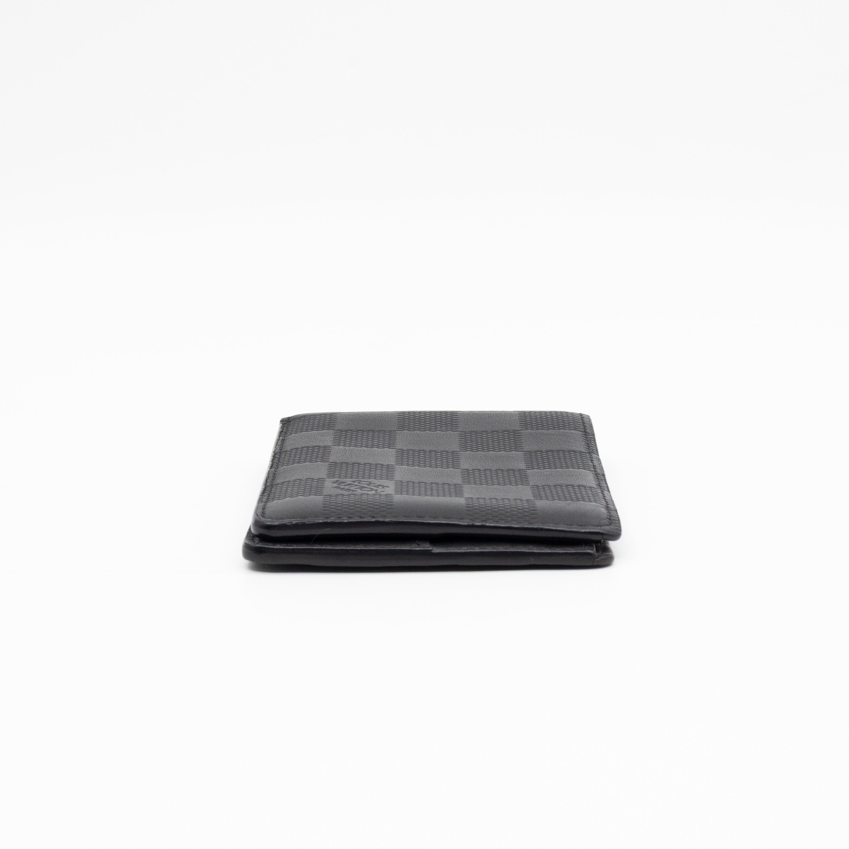 Slender Wallet Black Damier Inifini