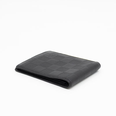 Slender Wallet Black Damier Inifini