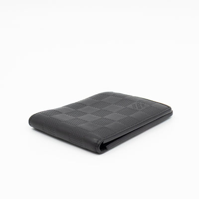 Slender Wallet Black Damier Inifini