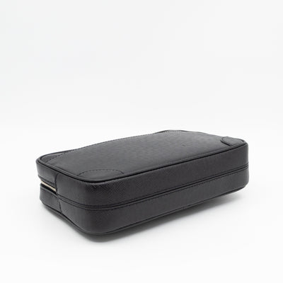 Pochette Kasai Clutch Black Leather