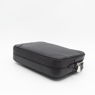 Pochette Kasai Clutch Black Leather