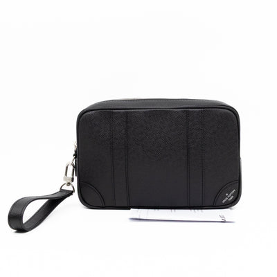 Pochette Kasai Clutch Black Leather