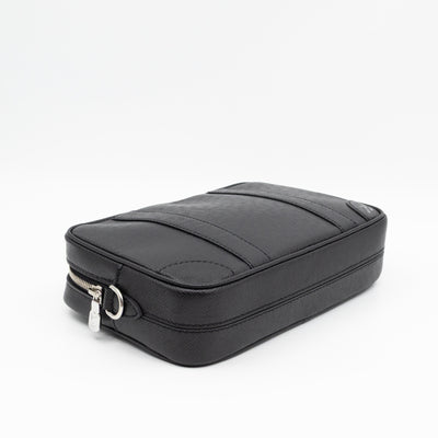 Pochette Kasai Clutch Black Leather