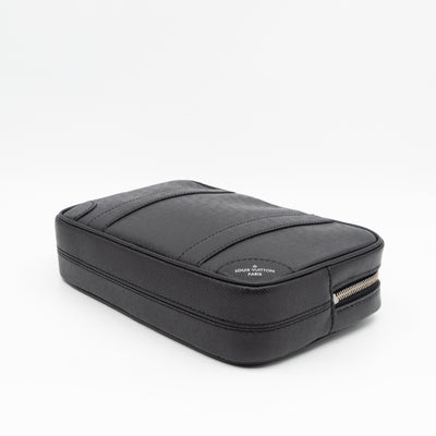 Pochette Kasai Clutch Black Leather