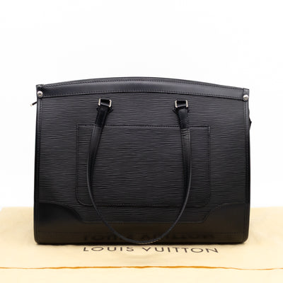 Madeleine GM Black Epi Leather
