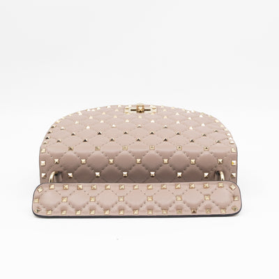 Rockstud Spike Saddle Bag Poudre Leather