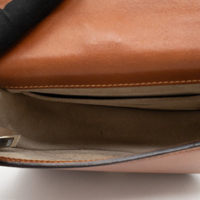 Small Nile Bracelet Bag Brown Leather