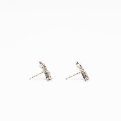 Iconic Crystal Earrings Silver