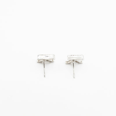 Iconic Crystal Earrings Silver