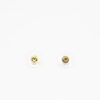 Perfume Bottle 5 Pearl Drop Earrings White Light Gold