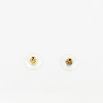 Perfume Bottle 5 Pearl Drop Earrings White Light Gold