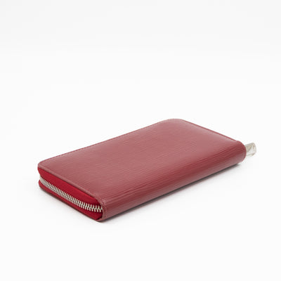 Zippy Wallet Fuchsia Epi Leather