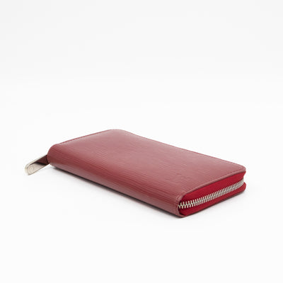 Zippy Wallet Fuchsia Epi Leather