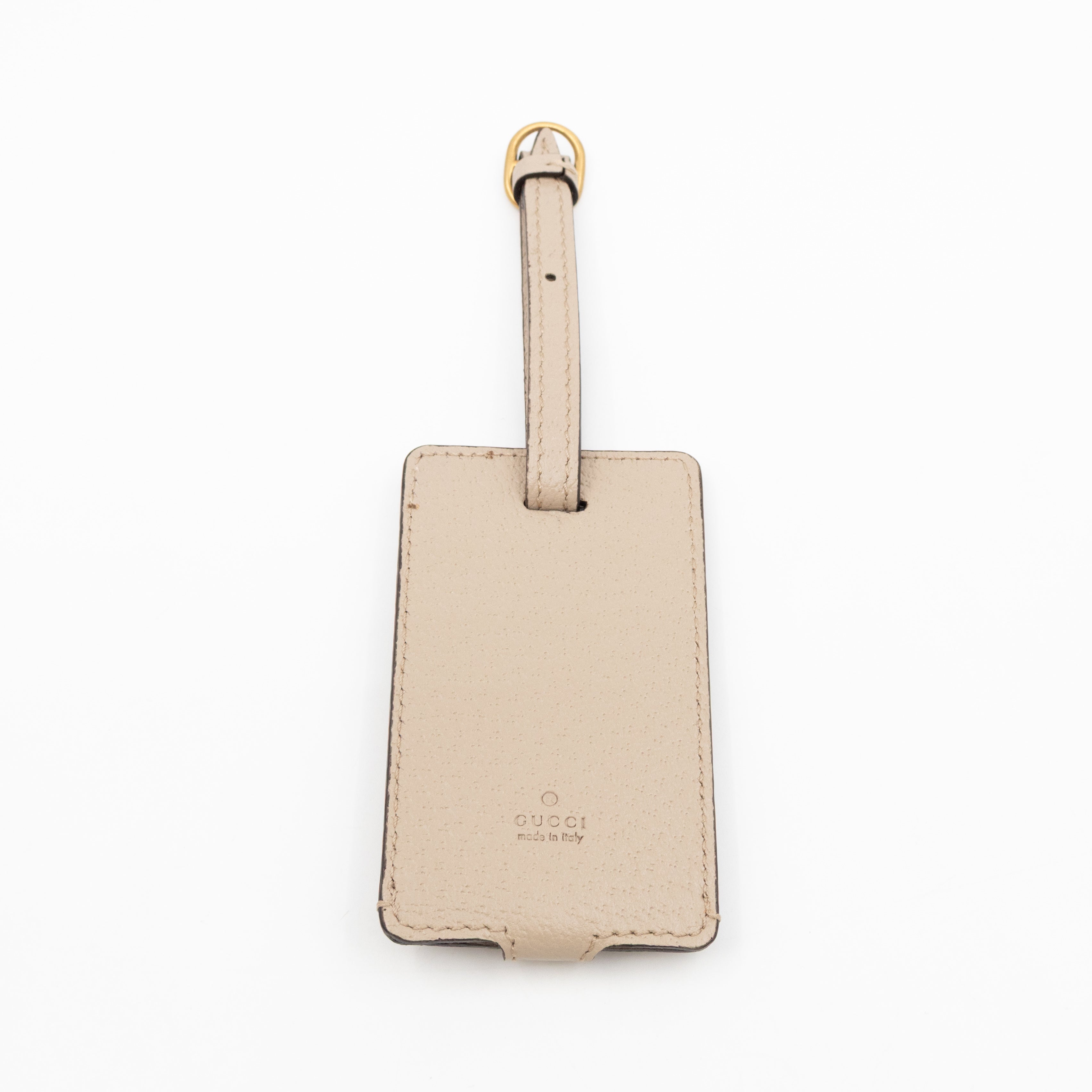 Savoy Medium Duffle Bag GG Supreme Beige Leather