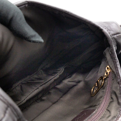 Double Saddle Bag Dark Brown Leather
