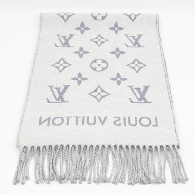 All About Monogram Scarf Gris Clair