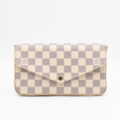 Pochette Felicie Damier Azur