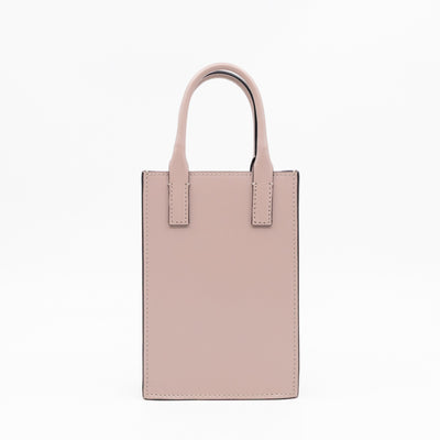 Mini VLogo Walk Tote Poudre Calfskin Leather
