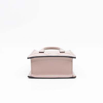 Mini VLogo Walk Tote Poudre Calfskin Leather