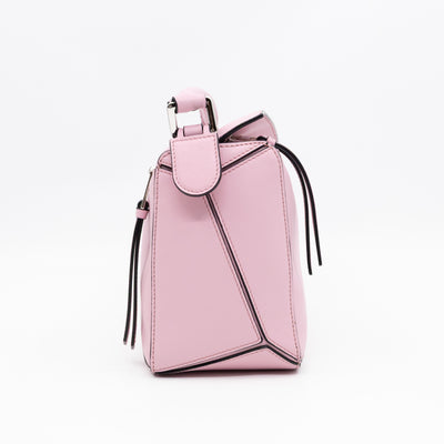 Puzzle Small Bag Pastel Pink Leather