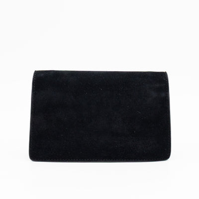 Dionysus Super Mini Black Suede Leather
