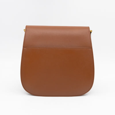 Bobby Frame Flap Bag Medium Tan Leather