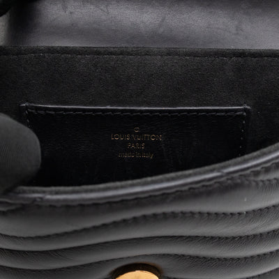 New Wave Multi Pochette Black Leather