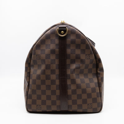 Keepall 55 Bandouliere Damier Ebene