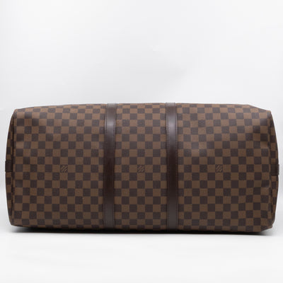 Keepall 55 Bandouliere Damier Ebene