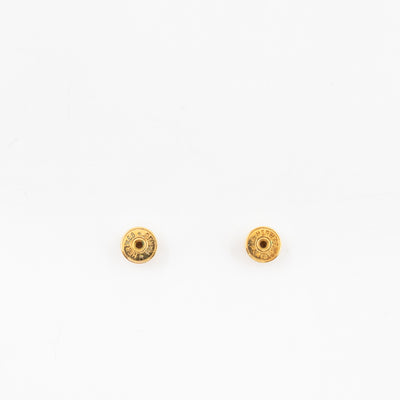 Mini Pop H Earrings Grey & Gold