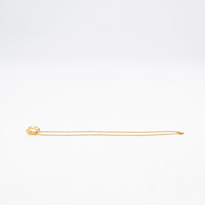 Pop H Pendant Necklace White Gold