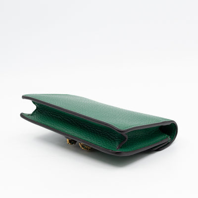 Dionysus Super Mini Green Leather
