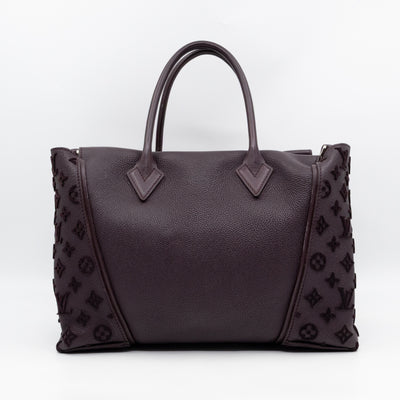 W Tote Bag Quetsche Veau Cachemire Leather