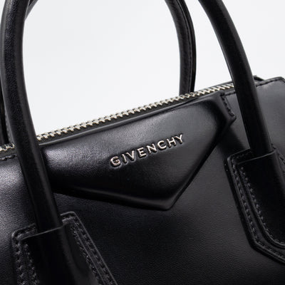 Antigona Small Black Leather