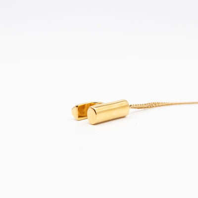 LV & Me Necklace "h" Pendant Gold