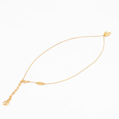 LV & Me Necklace "h" Pendant Gold