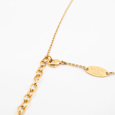 LV & Me Necklace "h" Pendant Gold