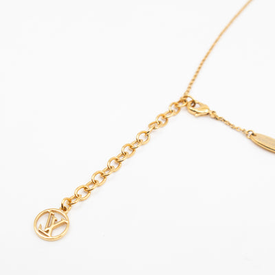 LV & Me Necklace "h" Pendant Gold