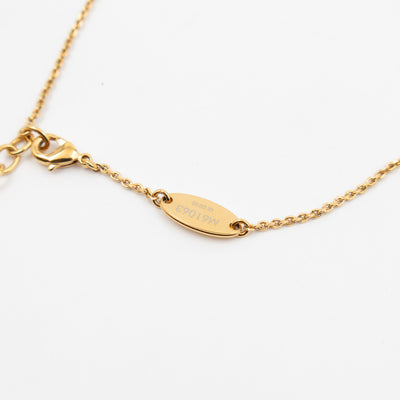 LV & Me Necklace "h" Pendant Gold
