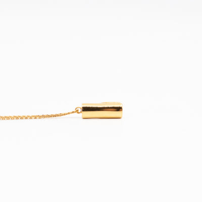 LV & Me Necklace "h" Pendant Gold