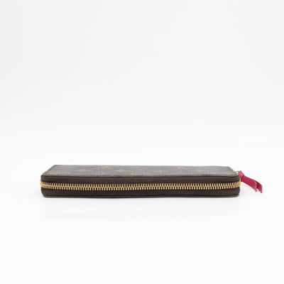 Clemence Wallet Monogram Fuchsia