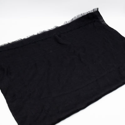 CC Camellia Fringe Cashmere Silk Scarf