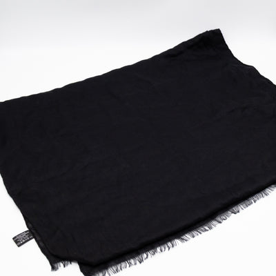 CC Camellia Fringe Cashmere Silk Scarf