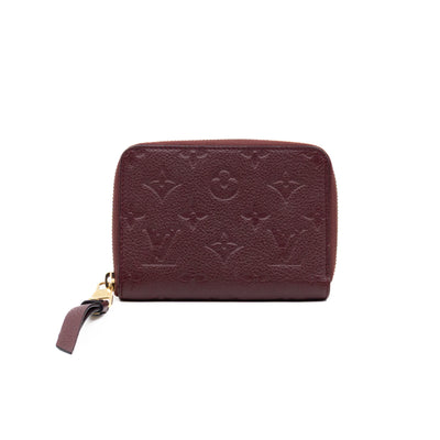 Secret Compact Wallet Burgundy Monogram Empreinte