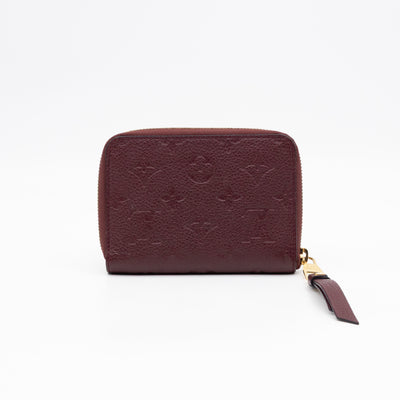 Secret Compact Wallet Burgundy Monogram Empreinte