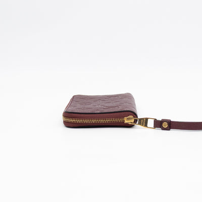 Secret Compact Wallet Burgundy Monogram Empreinte